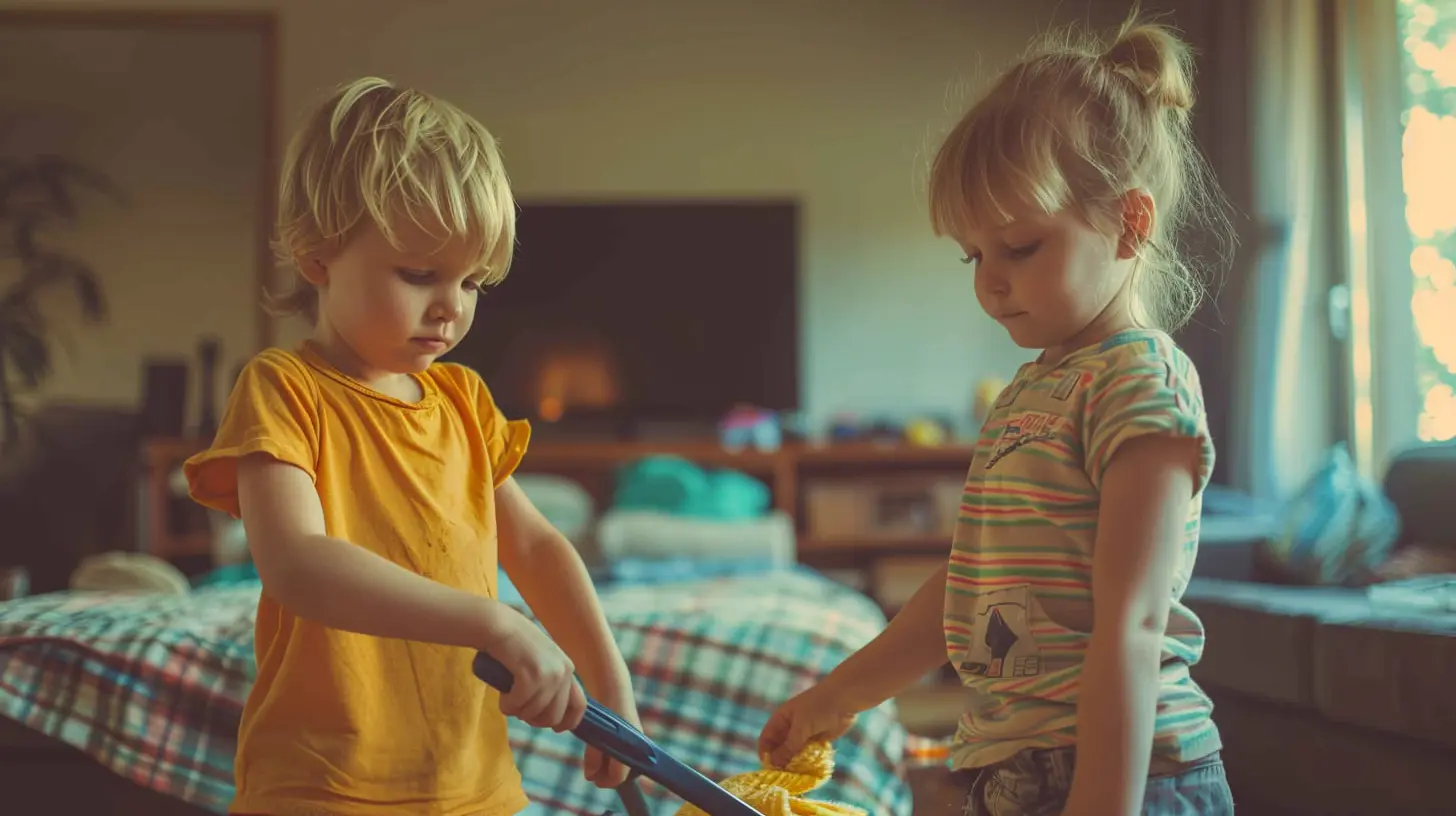 Encouraging Sibling Cooperation Through Joint Chore Assignments