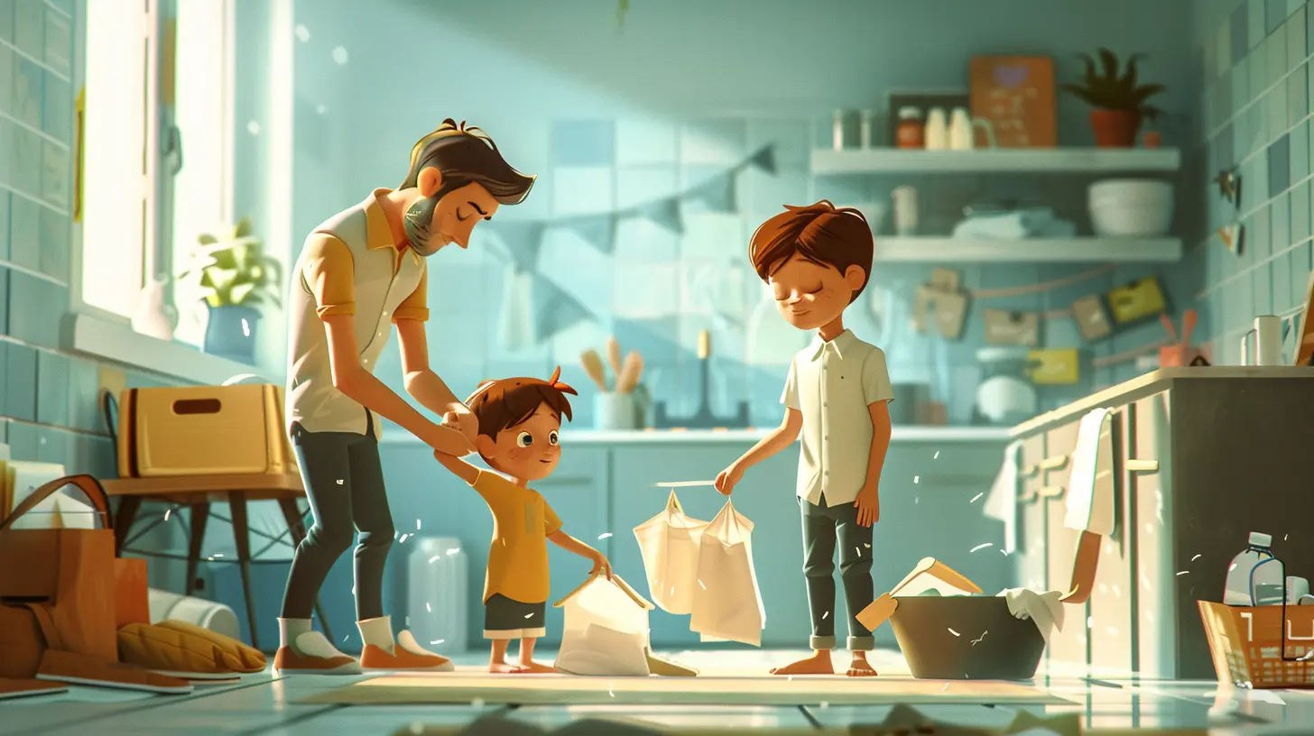 Family Bonding Through Teamwork: Doing Chores Together