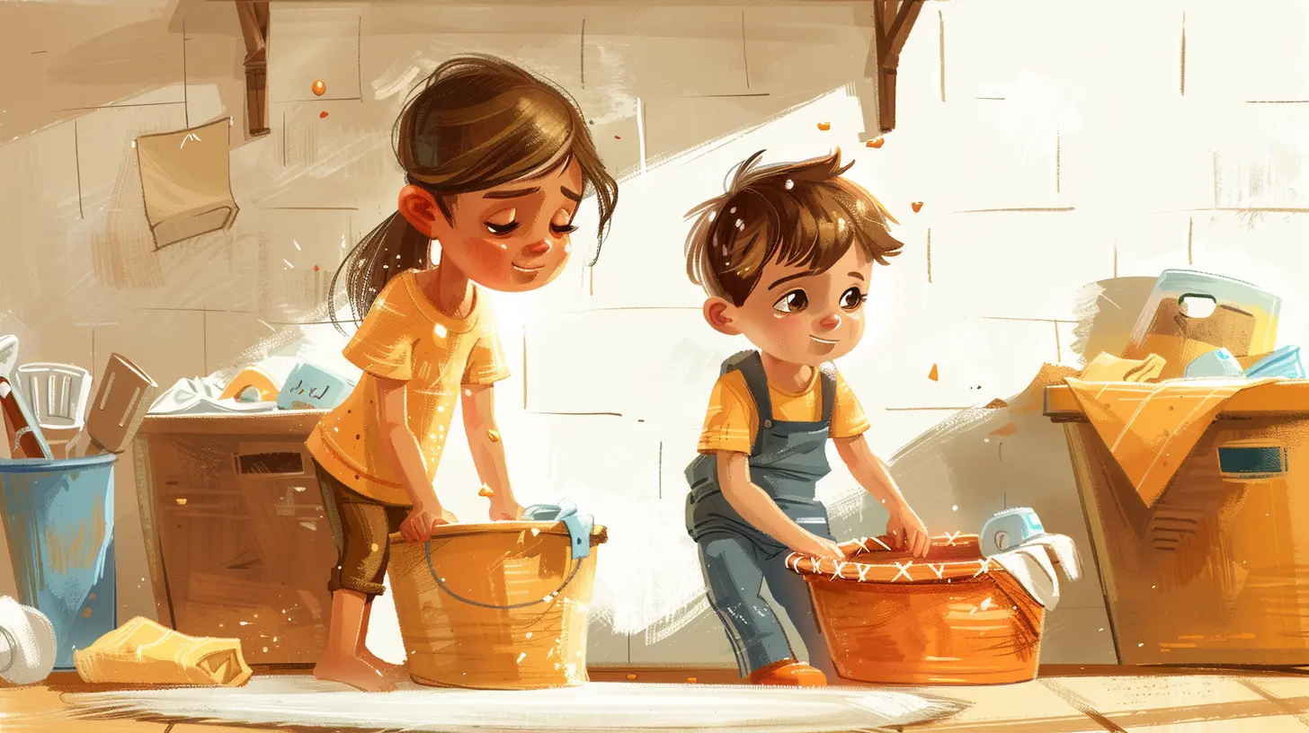 Family Bonding Through Teamwork: Doing Chores Together