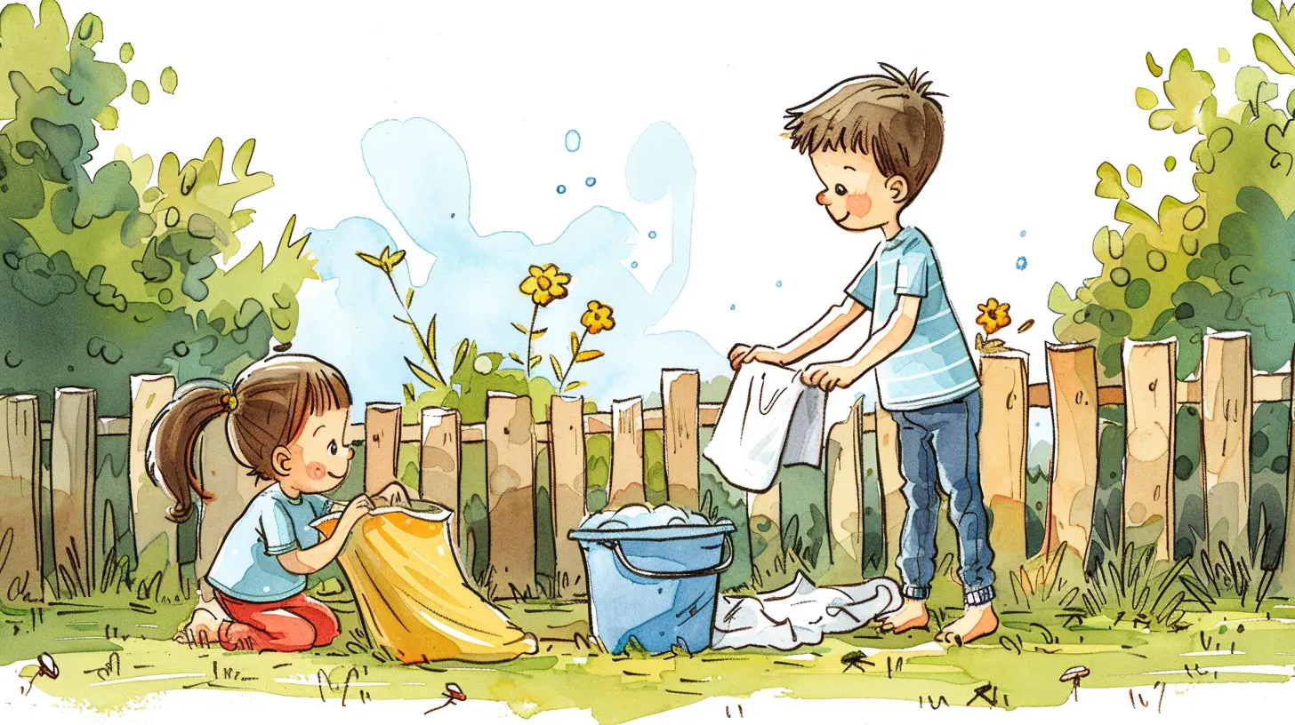 The Benefits of Assigning Outdoor Chores to Children