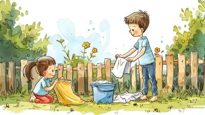 The Benefits of Assigning Outdoor Chores to Children