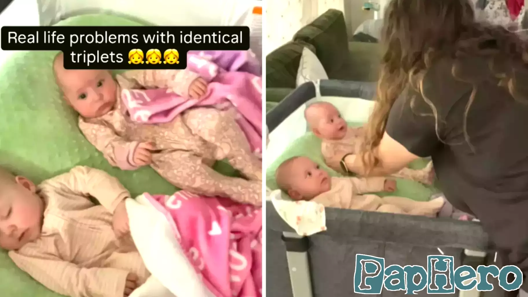 A Mother's Daily Challenge with Identical Triplets