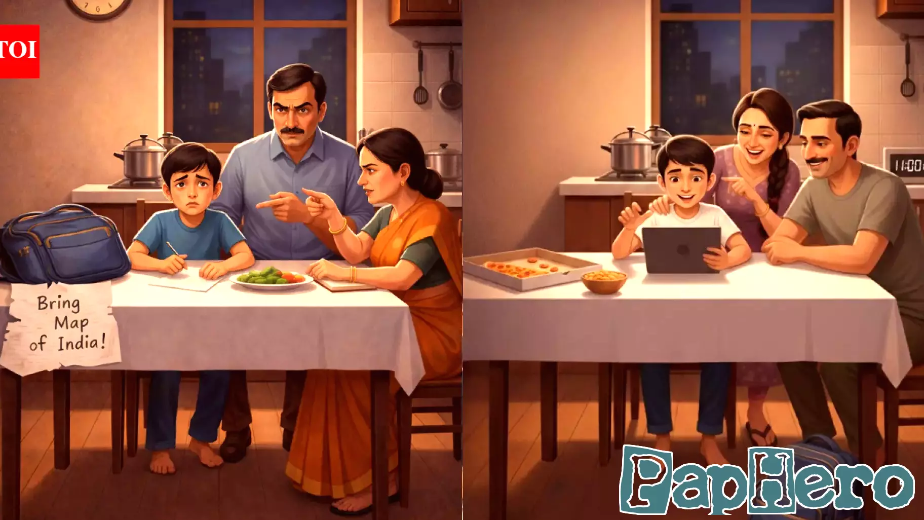 Remember the 11pm panic of forgetting a map for school? Here’s what parenting looks like in 2026 | India News - The Times of India