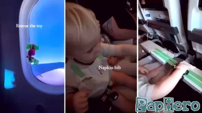 Ingenious Use of Painter's Tape Makes Traveling with Kids Easier