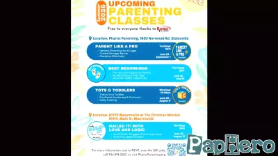 Pharos Parenting summer class schedule announced; Mooresville class added