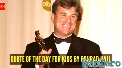Quote of the day for kids by Conrad Hall: 